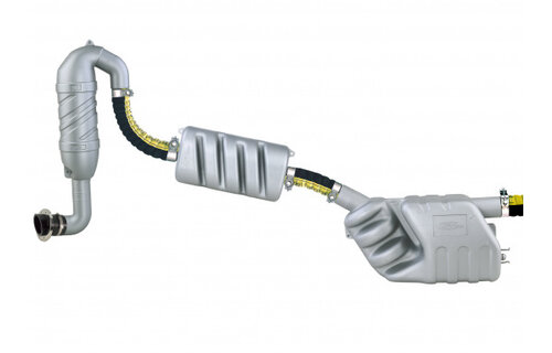 Kunststof waterlock/uitlaatdemper 33 litr. tot 150pk