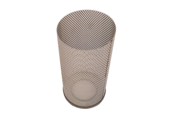 RVS korf voor wierfilter messing H-108mm