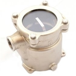 Brons-Vernikkelde koelwaterfilters (robuust) met RVS 316 zeef