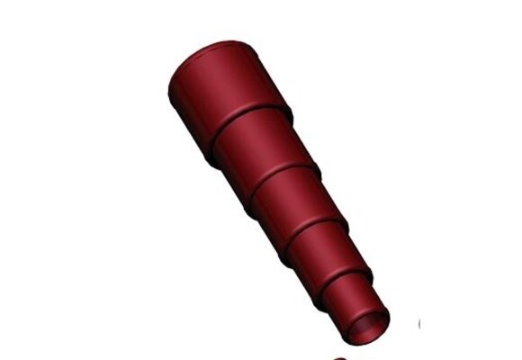 Kunststof verloop voor slang