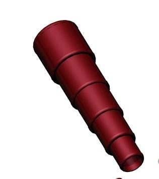 Kunststof verloop voor slang