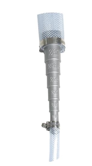 allpa Kunststof universeel verloopstuk voor slangen Ø13 tot 38mm