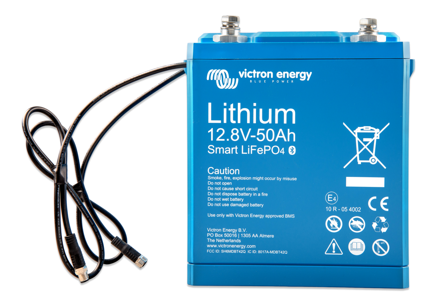 LiFePO4 Lithium accu 12,8V/50Ah Smart