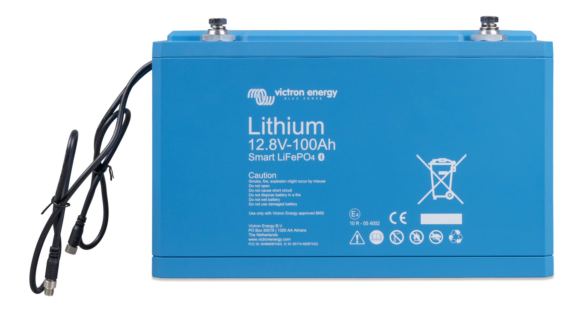 LiFePO4 Lithium accu 12,8V/100Ah Smart