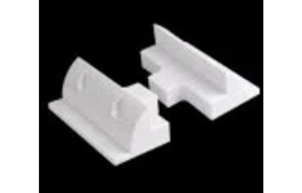 Tussenblokken wit t.b.v.zonnepaneel (2 stuks)