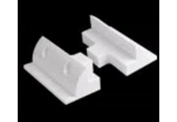 Tussenblokken wit t.b.v.zonnepaneel (2 stuks)