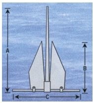 Fortress marine aluminium anker