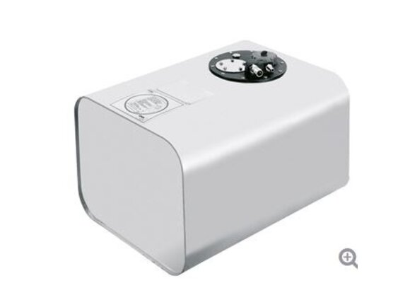 RVS Brandstoftank RVS 21L horizontaal