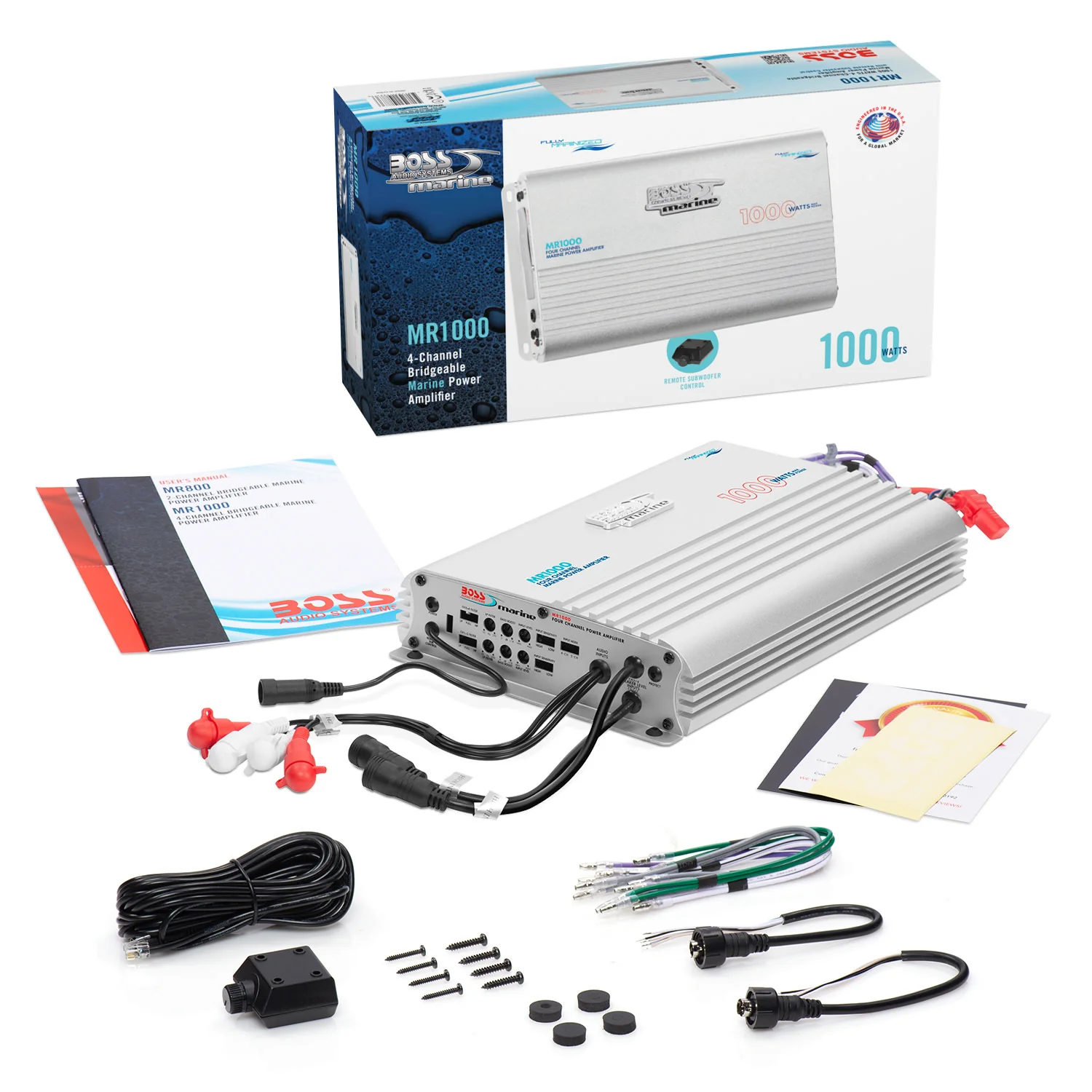 Marine versterker MR1000 - 4 kanaals