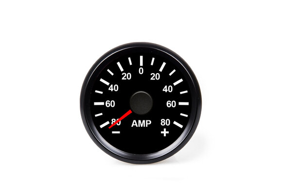 Hollex | Amperemeter 9-32V | Zwart incl. Shunt