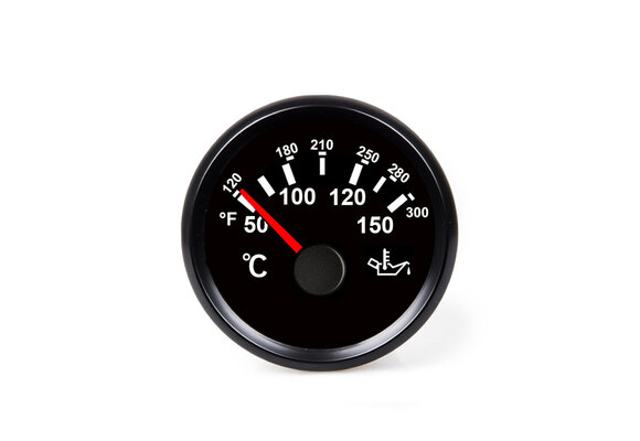 Hollex | Olietemperatuurmeter | Zwart 9-32V 150°