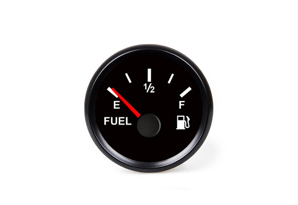 Hollex | Brandstofmeter 9-32V | Zwart 0-190Ohm