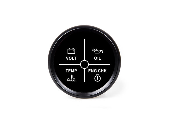 Hollex | Alarminstrument 4 in 1 | Zwart 9-32V