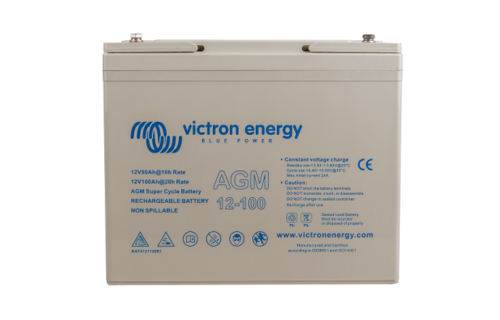 AGM Super Cycle accu met schroefdraad 12V/100Ah (M6)