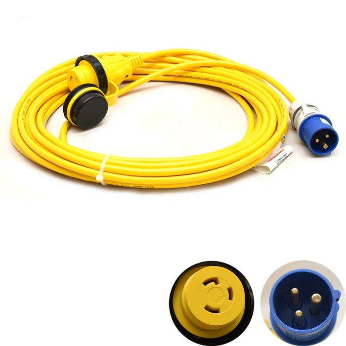 Marinco walstroomkabel + stekker&CE plug 16A