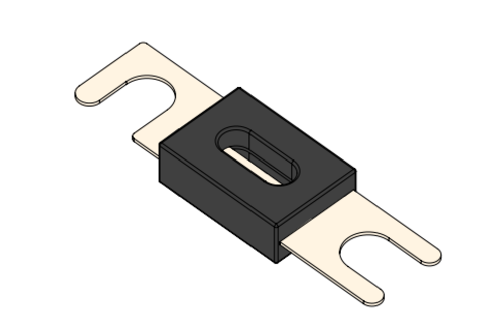 Fuse holder for ANL-fuse