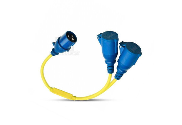 Splitter Cord 16A/250V CEE/2 x CEE