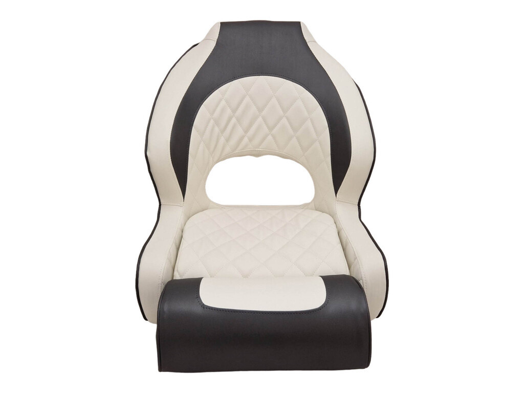 Bootstoel Diamond Moon wit/antraciet