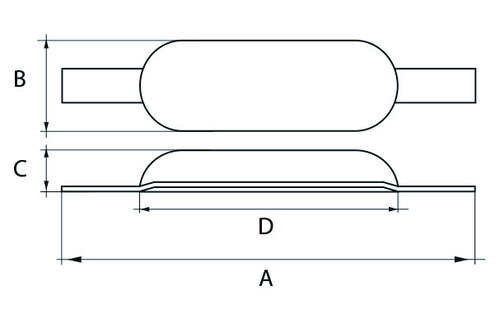 Magnesium Anodes met strip