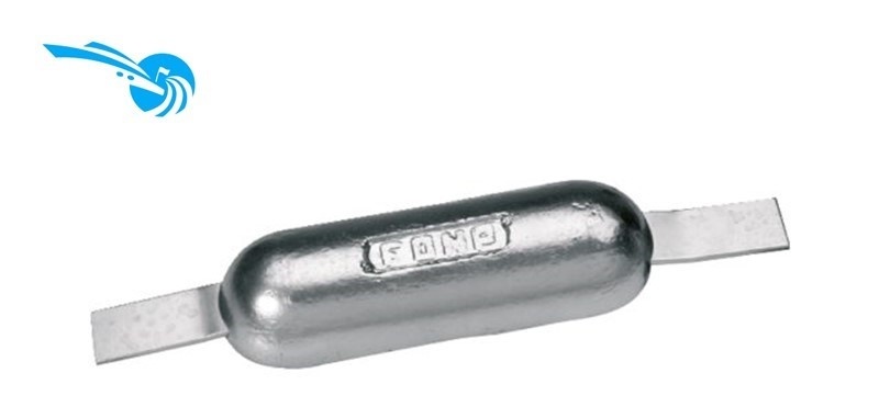 Zink anodes met strip