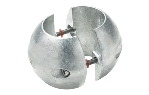 Schroefas anode bolvorm aluminium