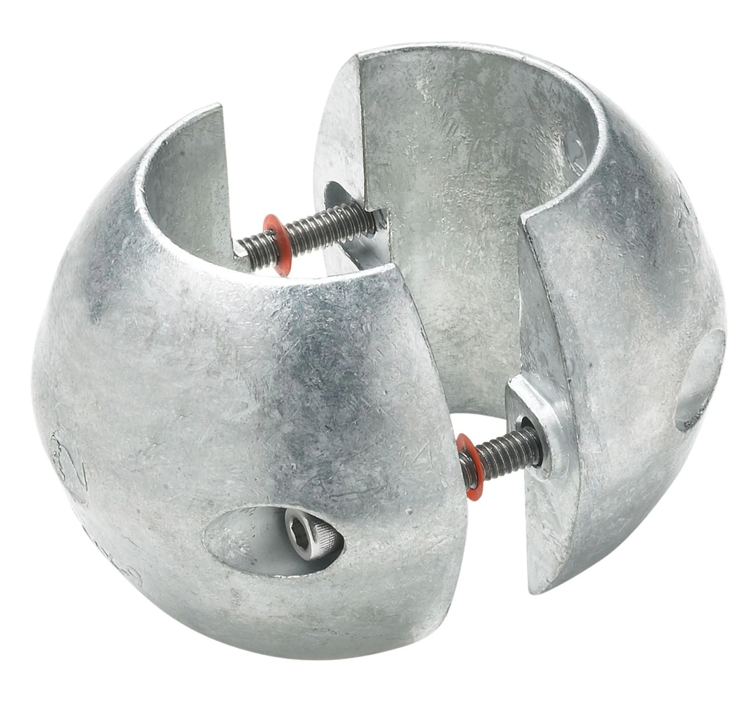 Schroefas anode bolvorm aluminium