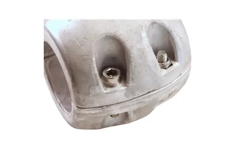 Schroefas anode bolvorm aluminium