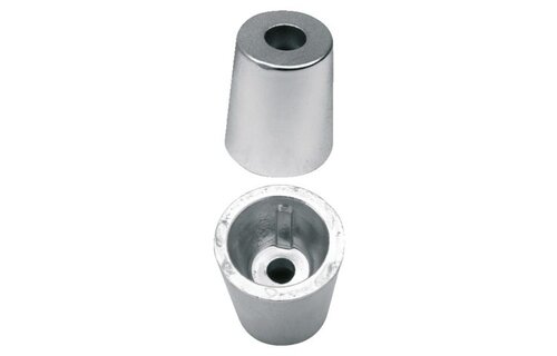 Schroefas anode zink conisch