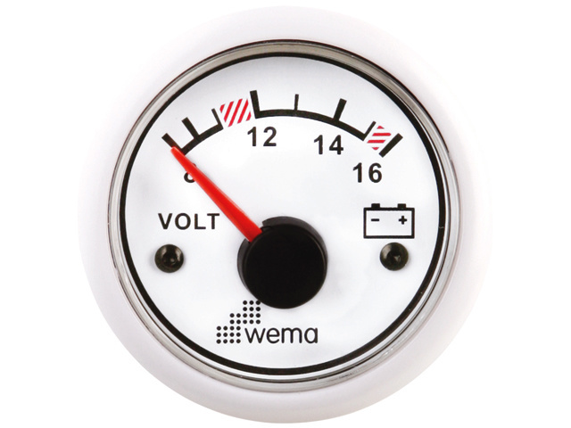 Voltmeter 8 - 16 volt