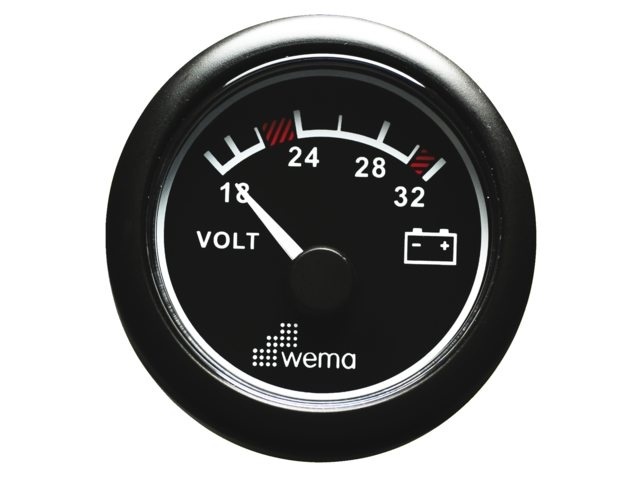 Voltmeter 8 - 16 volt
