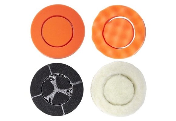 Batavia - Twin Brush polijstpad set (2 x foam  1 x wol)