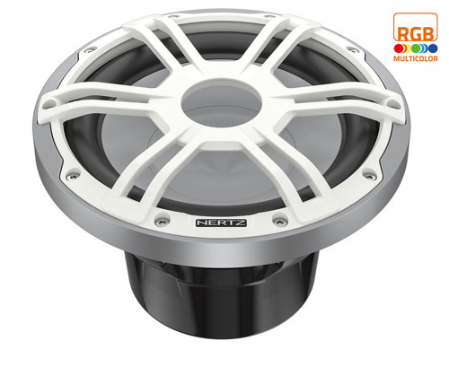 Hertz - HMS 10 S2-LD-SW - 10" Marine Sport subwoofer 2 Ohm | Wit (RGB led)