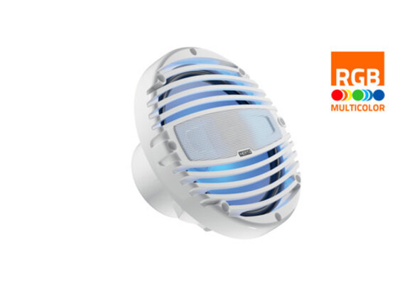 Hertz - HMX 8-LD-TW- 8" Marine high performance coax speakers | Wit (RGB led), set van 2