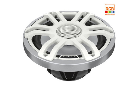 Hertz - HMX 6.5 S-LD-SW-6.5" Marine Sport high performance coax speakers | Wit (RGB led), set van 2