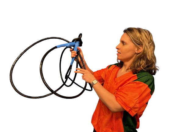 Geplastificeerde Anti-Diefstal-Kabel met slot - L=5m