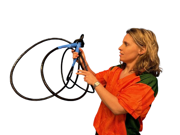 Geplastificeerde Anti-Diefstal-Kabel met slot - L=5m