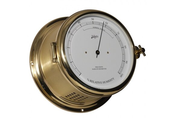 Schatz - Hygrometer Royal messing Ø180 mm