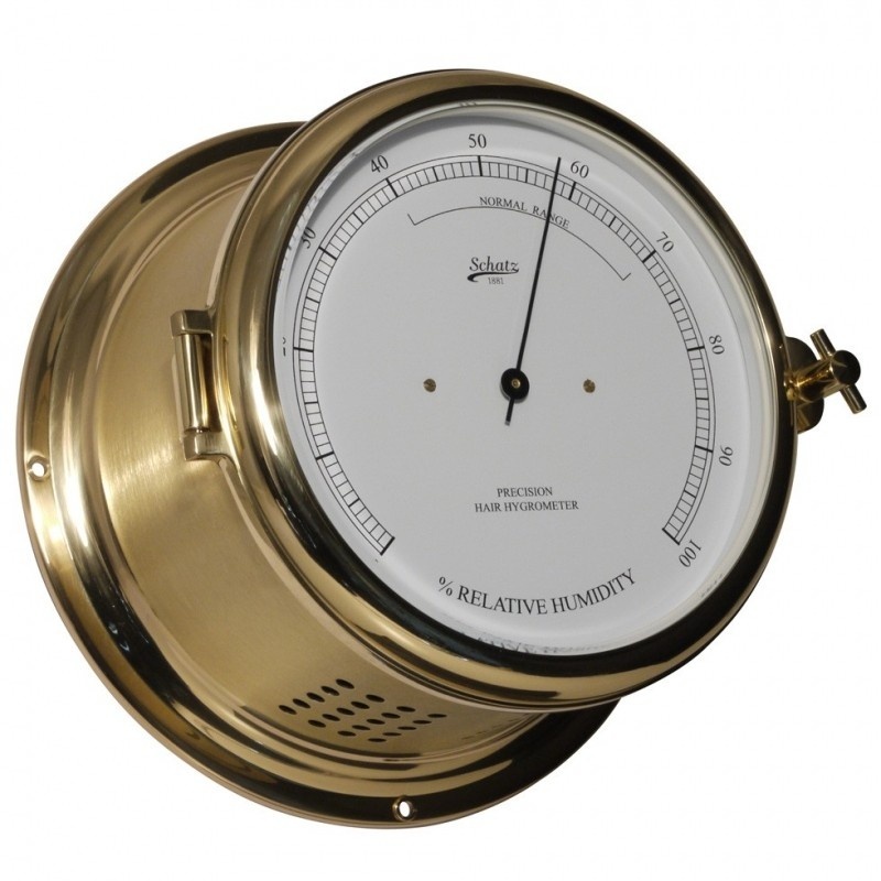 Schatz - Hygrometer Royal messing Ø180 mm