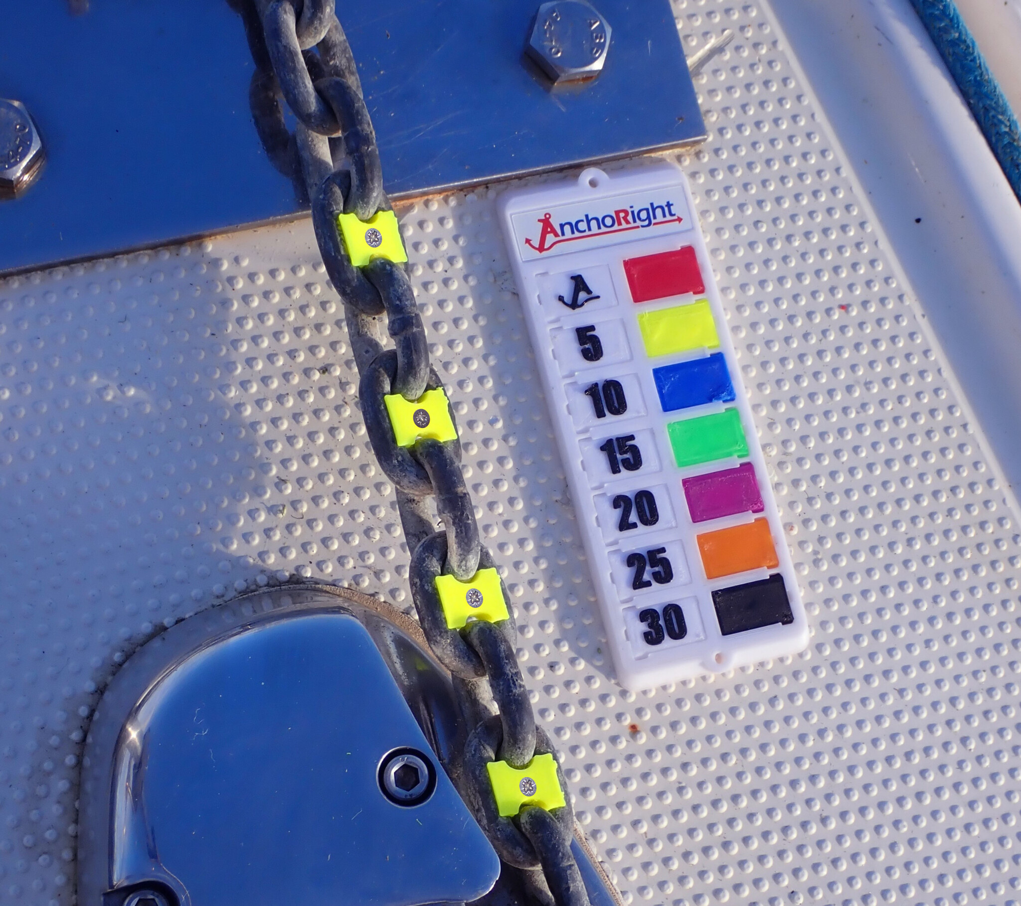Anchoright - Ankerkettingmarkeringen 10 mm - 6 kleuren