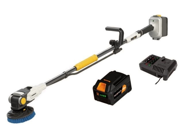 Batavia - Twin Brush 18V accu borstel set incl. borstel , 4Ah accu & lader