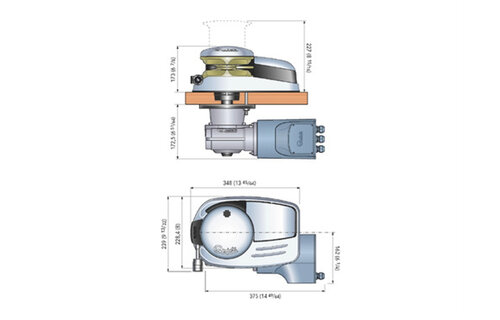 Quick - Verticale ankerlier "Dave" kaapstander