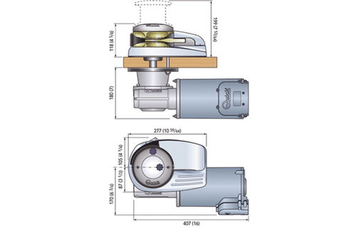 Quick - Verticale ankerlier "Dylan" kaapstander