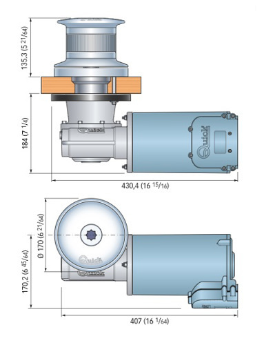 Quick - "Tumbler" kaapstander