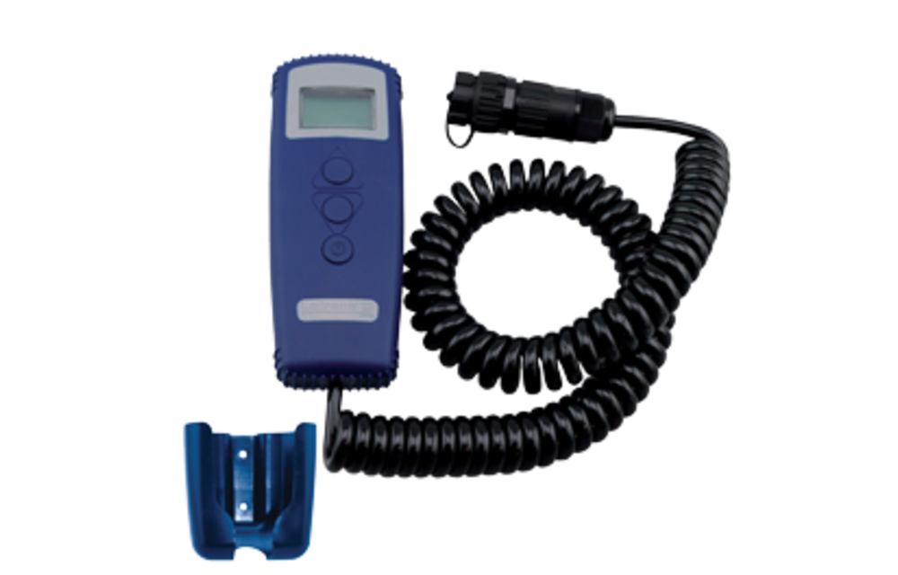 Lofrans - Afstandbediening met kettingteller model Galaxy 503 met spiraalsnoer (6-polig) (12V/24V)