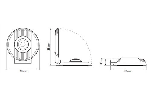 Quick - Voetschakelaar voor ankerlier (zwart)