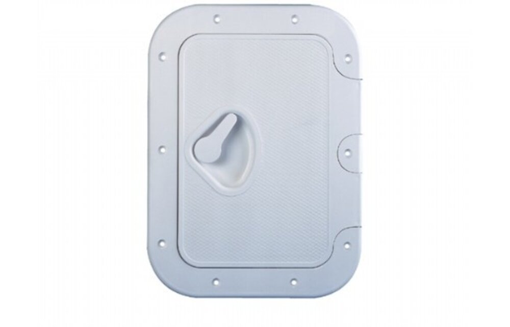 Inspectieluik 27.5x37.5cm Z/Slot Wit