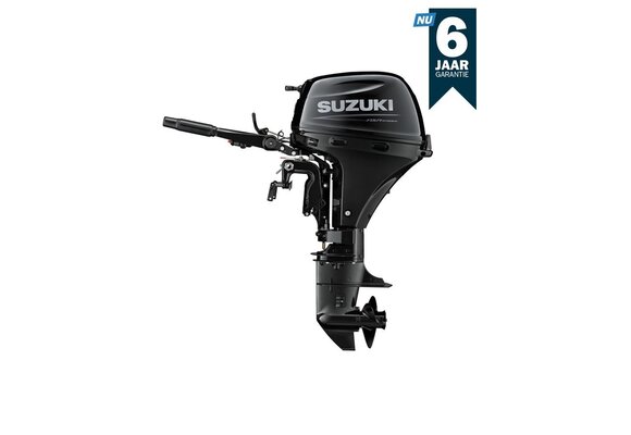 Suzuki buitenboordmotor 15 pk – DF15A - Langstaart – Zwart