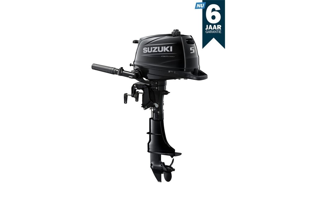 Suzuki buitenboordmotor 5pk - DF5A - Kortstaart - Zwart