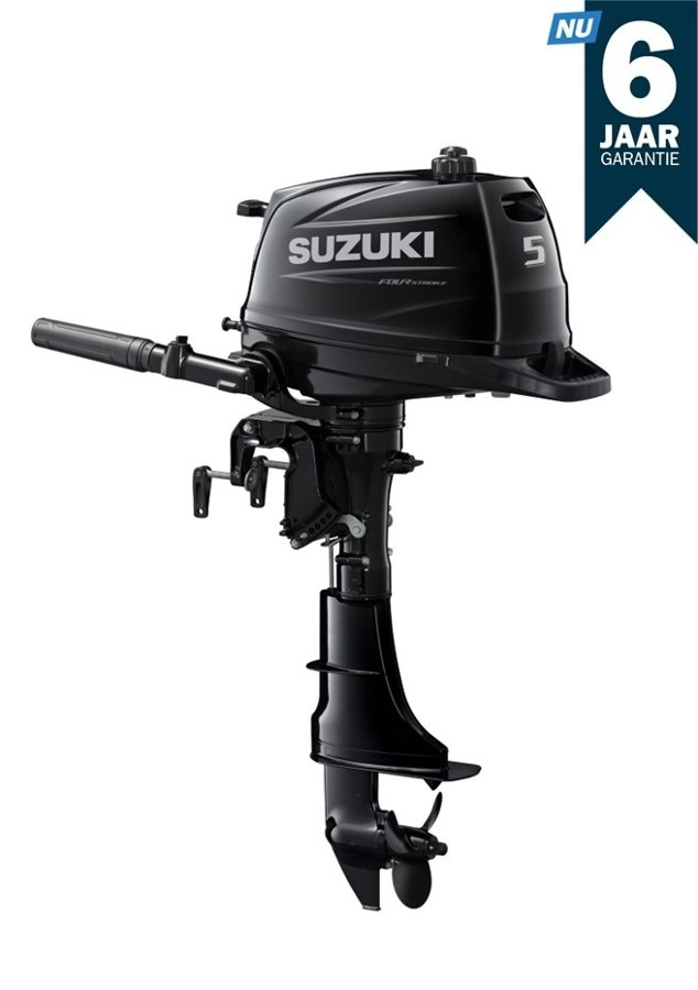 Suzuki buitenboordmotor 5pk - DF5A - Kortstaart - Zwart