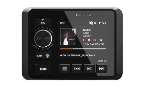 Hertz - HMC D1 - Remote met scherm, 13 pin aansluiting Artikelnummer 00380109